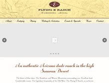 Tablet Screenshot of flyingeranch.com